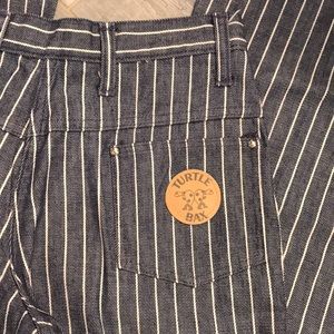 1970’s Vintage Turtle Bax Jeans | Conductor Stripes